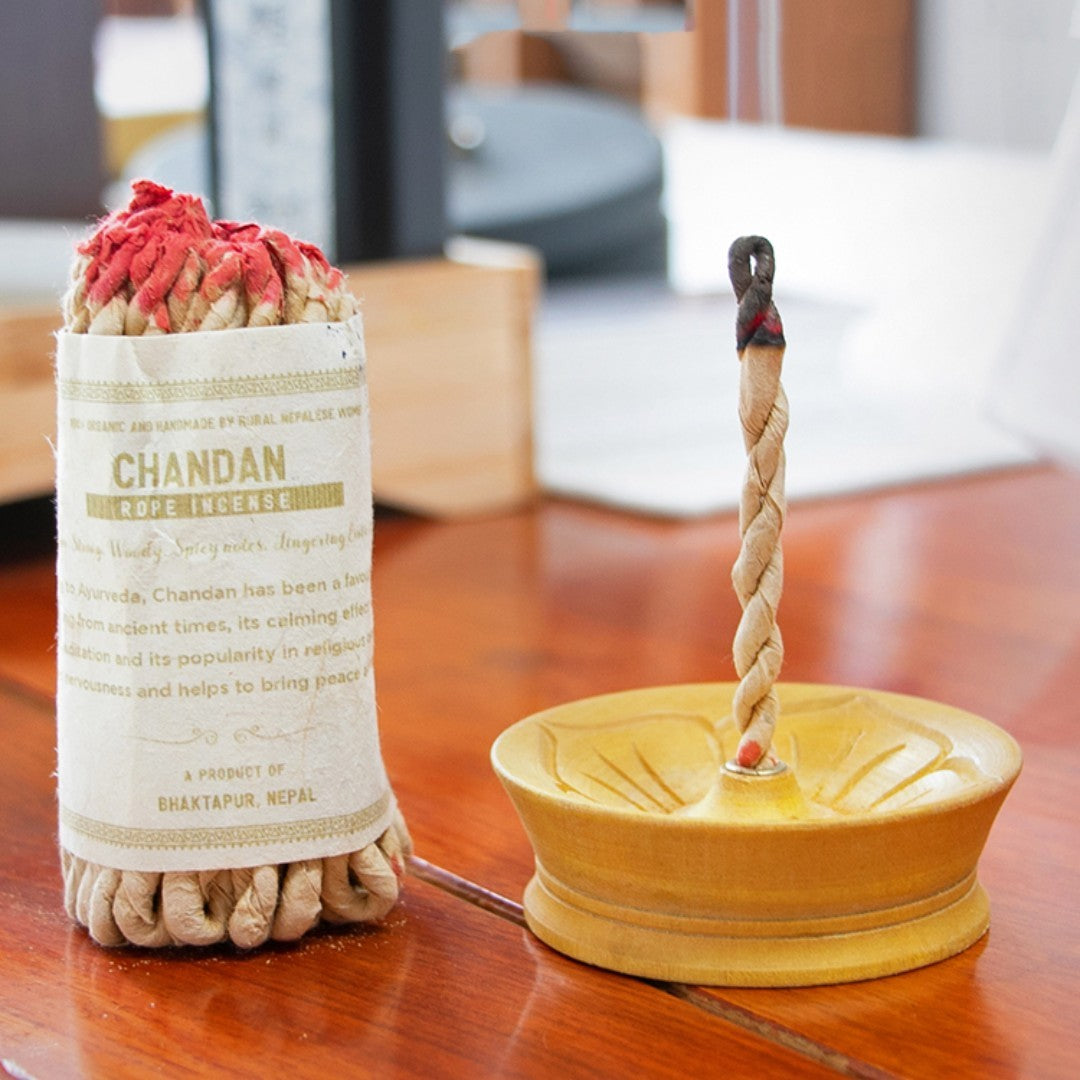 Mythona Rope Incense – REAL Himalayan Sage & Spice Hand-Rolled Ritual Smoke