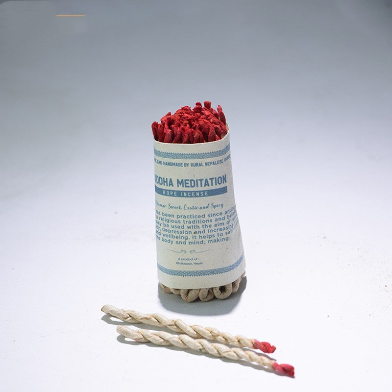 Mythona Rope Incense – REAL Himalayan Sage & Spice Hand-Rolled Ritual Smoke