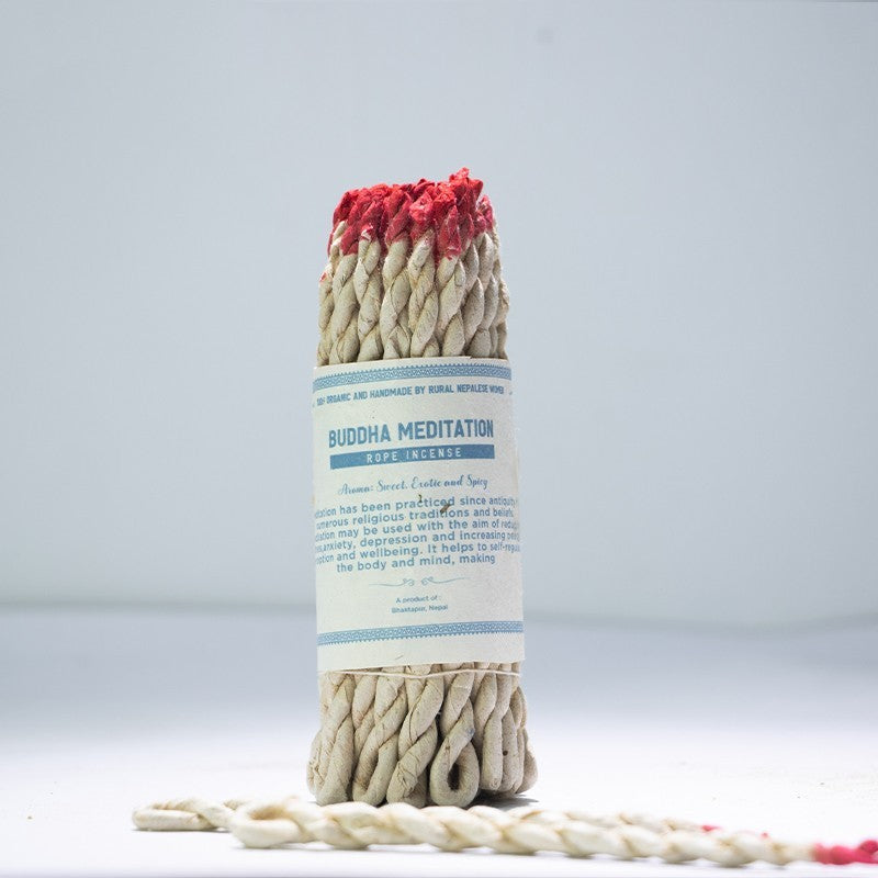 Mythona Rope Incense – REAL Himalayan Sage & Spice Hand-Rolled Ritual Smoke