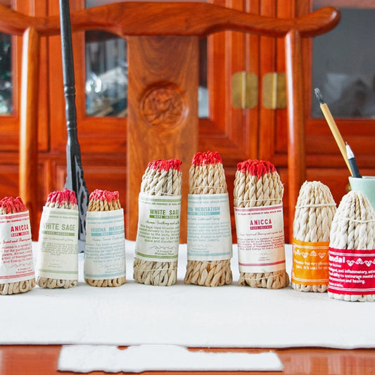 Mythona Rope Incense –  REAL Himalayan Sage & Spice Hand-Rolled Ritual Smoke